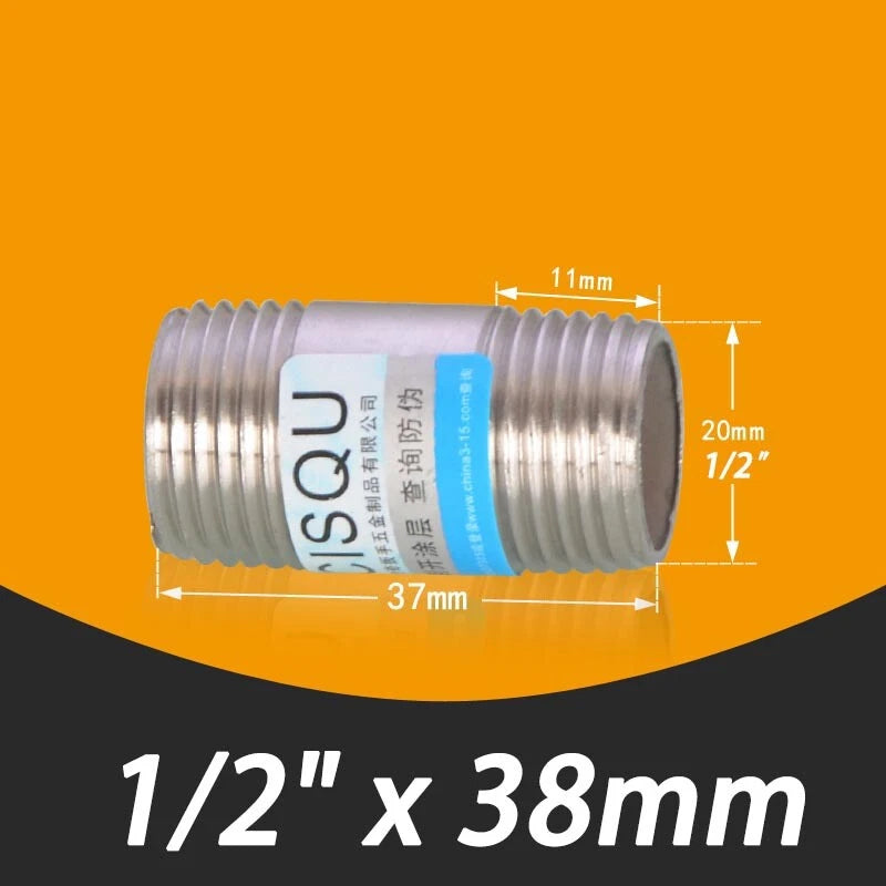 Stainless Steel BSP Pipe Fittings — Plug, Nipple, Elbow, T-Piece & More (1/8" to 4")