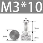 M3 M4 Anodized Aluminum Thumb Screws — Knurled Head Hand Bolts for PC Case, Fishing Rigs & DIY Projects