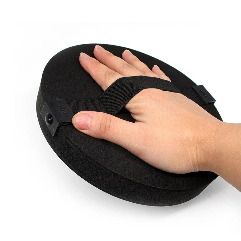 Mouse‑Shaped Hand Sanding Block — Ergonomic Foam Grip with Hook & Loop Base for Standard Sanding Discs