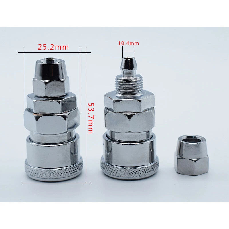Air Line Hose Coupler Quick Release Female Male Fitting Connector Set Compressor