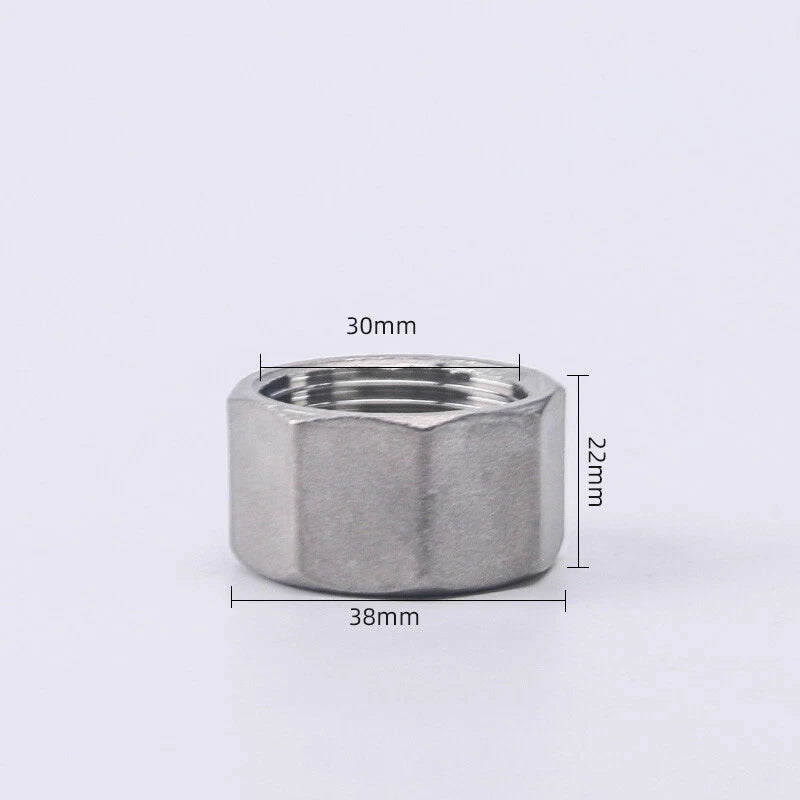 BSP Male Stainless Steel Countersunk End Plug — Internal Hex, 1/4" to 2"