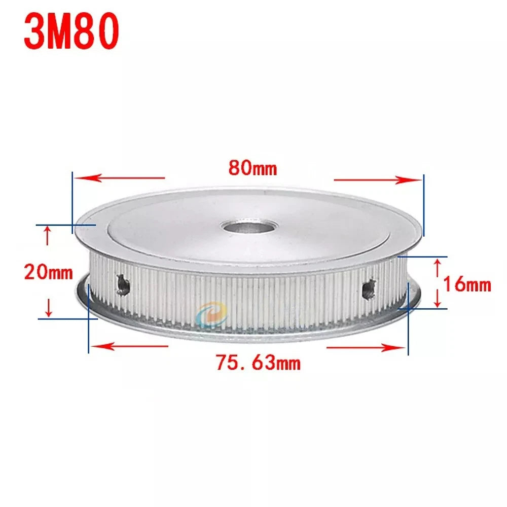 HTD 3M Timing Belt Pulley, for 15mm Wide, Bore 4-25mm, 12-120T, CNC, 3D Printer