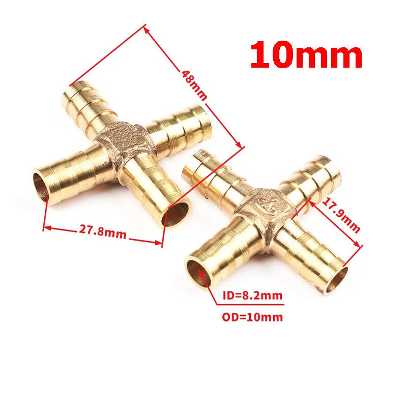 BSP Hose Barb Fittings — Y-Piece, T-Piece, Straight & Elbow Connectors