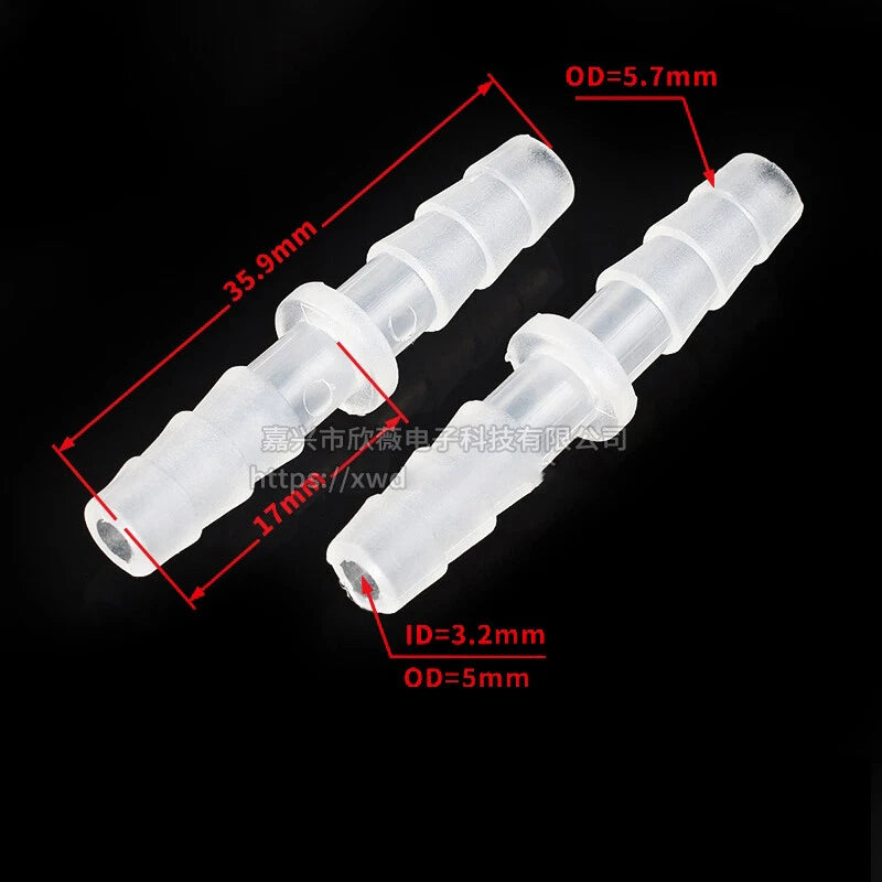Plastic Hose Pipe Connector Reducing Fitting Plastic Barbed Fuel Water Vacuum