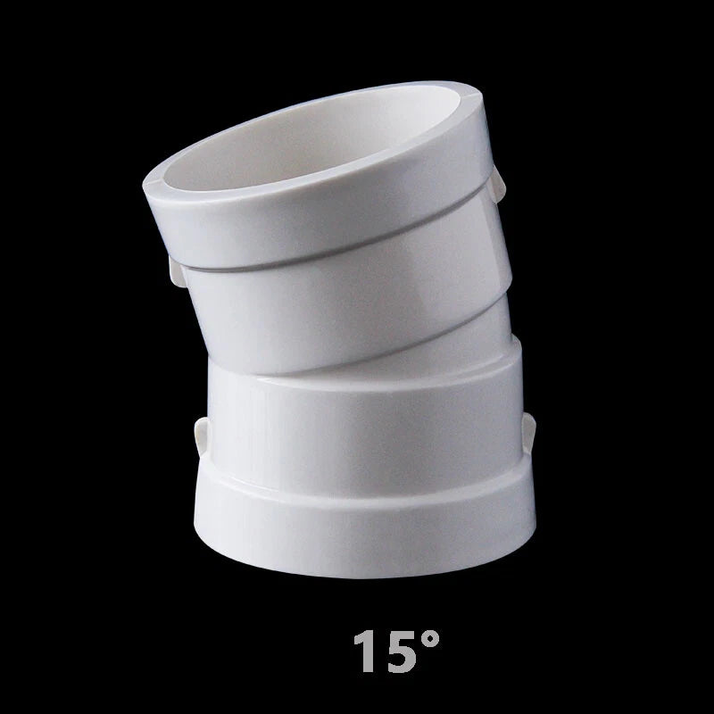PVC Drain Pipe Connector Inspection Port Drainage Tube Fittings Reducer Adapters