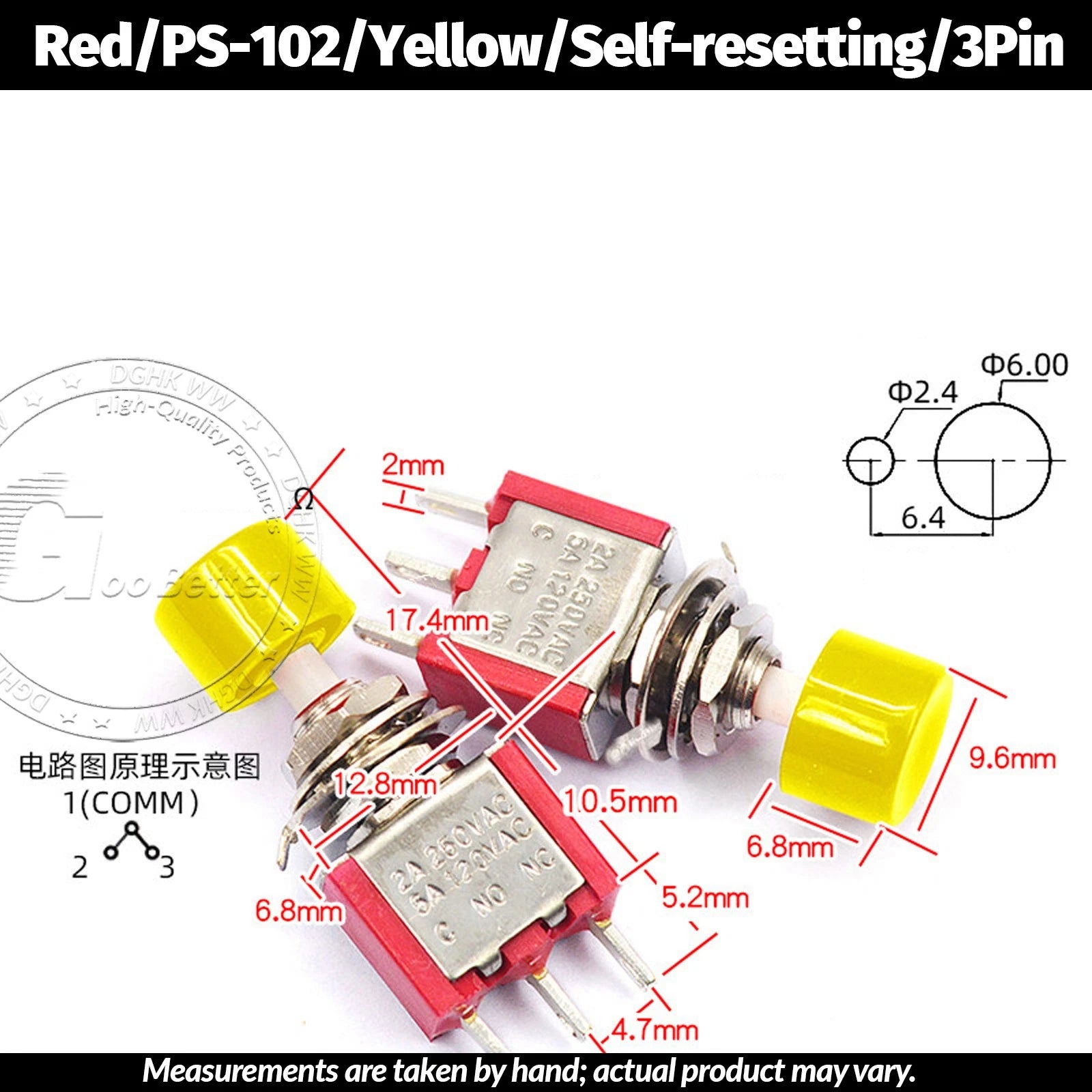 Miniature Toggle Switch — SPST/SPDT, 2–12 Pin, MTS/E-TEN/RLS Series, 79 Types
