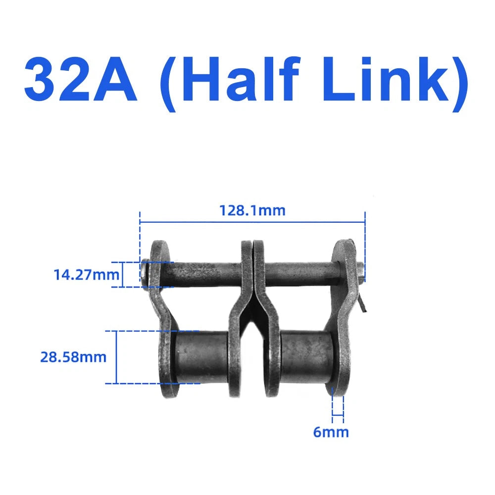 Double Roller Duplex Chain Offset Connecting Link Full/Half Link 06B 08B 10A-32A