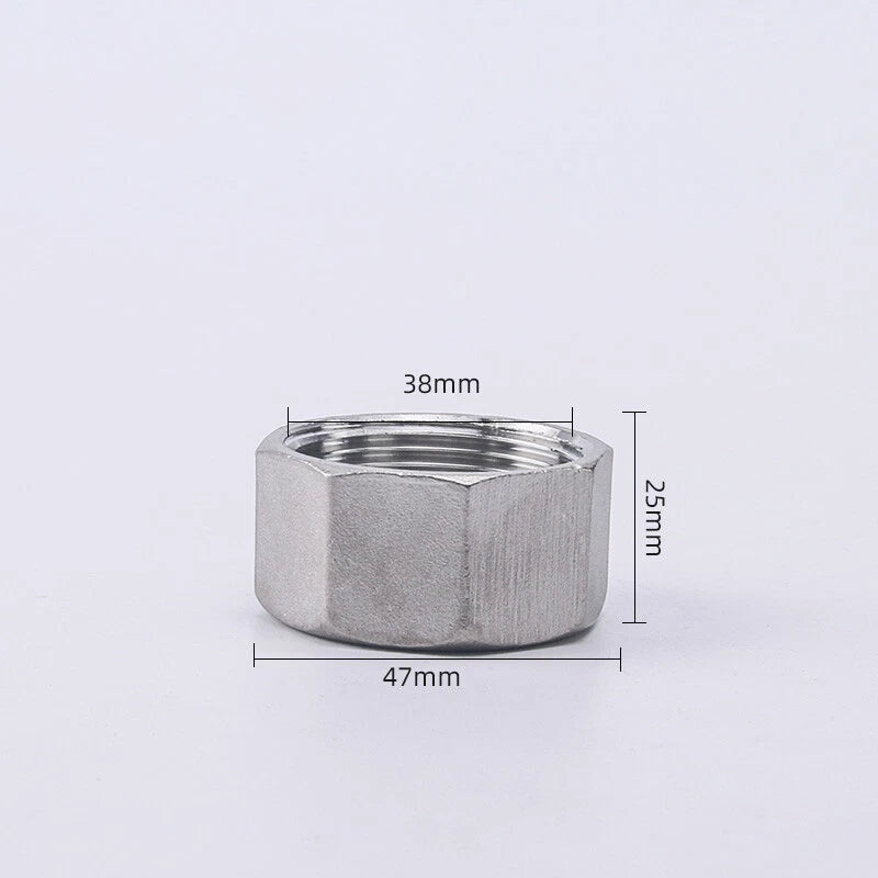 BSP Male Stainless Steel Countersunk End Plug — Internal Hex, 1/4" to 2"