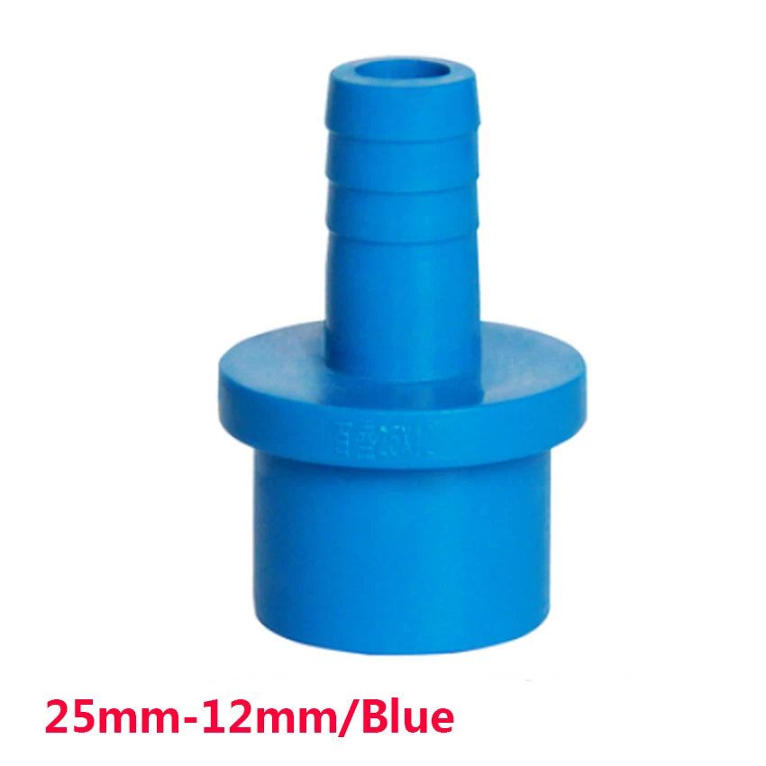 PVC Plastic Pipe Fittings Adapter Connector 20 25mm Sleeve x Hose Nozzle 5-20mm