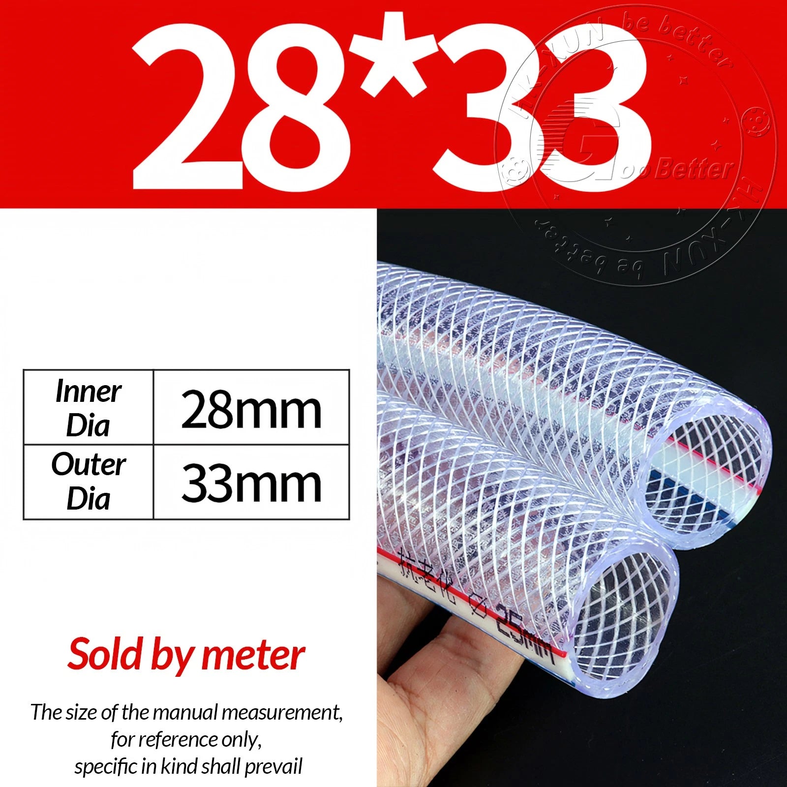 PVC Flexible Braided Tubing — Fish Pond, Hydroponics & Garden Water Hose
