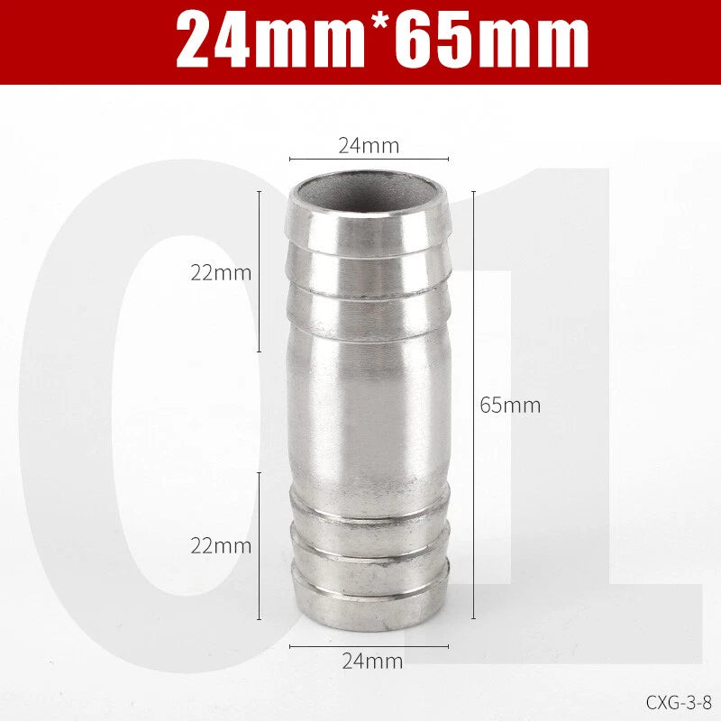 Stainless Steel BSP Hose Tail Connector Fitting — Y / L / T / Inline Type