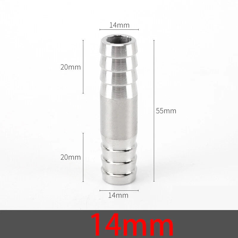 Stainless Steel T Joiner Various Piece Fuel Hose Gas Joiner Tee Connector 6-41mm