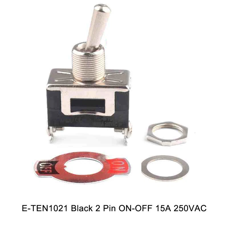 Toggle Switch Heavy Duty ON-OFF ON-ON ON-OFF-ON – MTS E-TEN PS DS438 Series 125VAC 250VAC