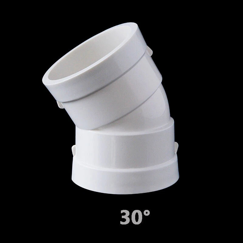 PVC Drain Pipe Connector Inspection Port Drainage Tube Fittings Reducer Adapters