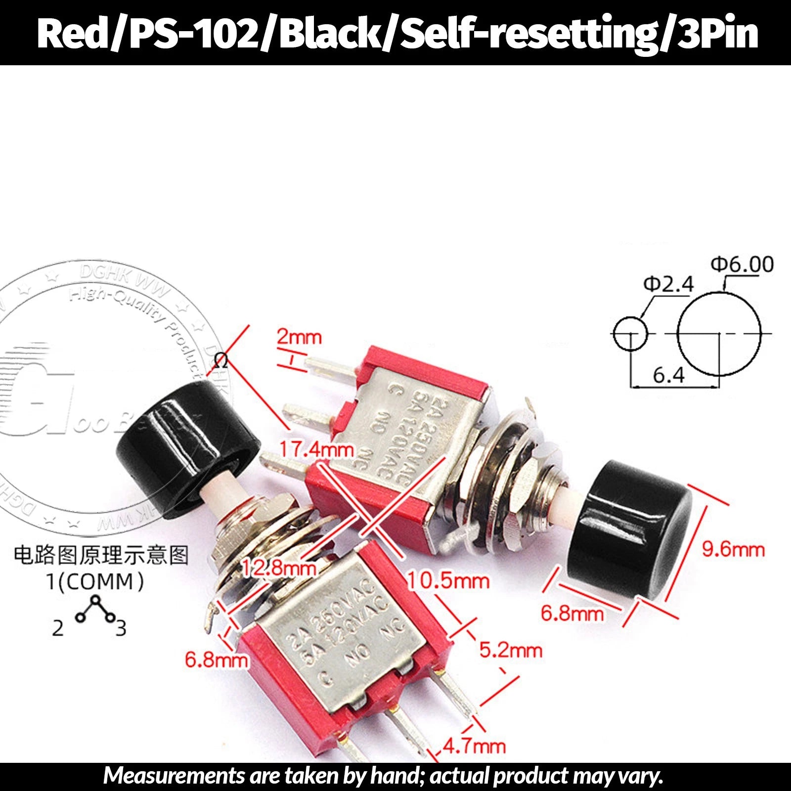 Miniature Toggle Switch — SPST/SPDT, 2–12 Pin, MTS/E-TEN/RLS Series, 79 Types