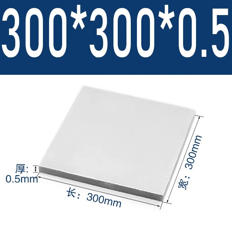 304 Stainless Steel Sheet Plate 0.3mm 0.5mm 0.8mm 1mm 2mm 3mm 4mm 5mm Thick