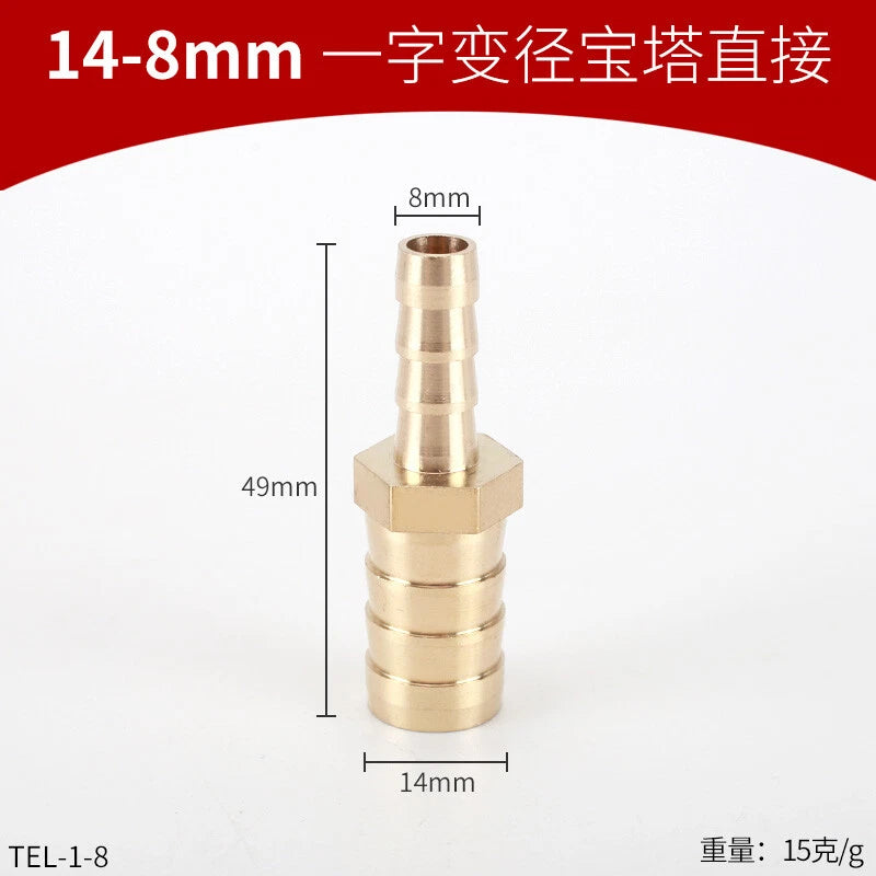 Brass Reducing Hose Fittings – Straight, L, T & Y Connectors for Gas & Air Tube