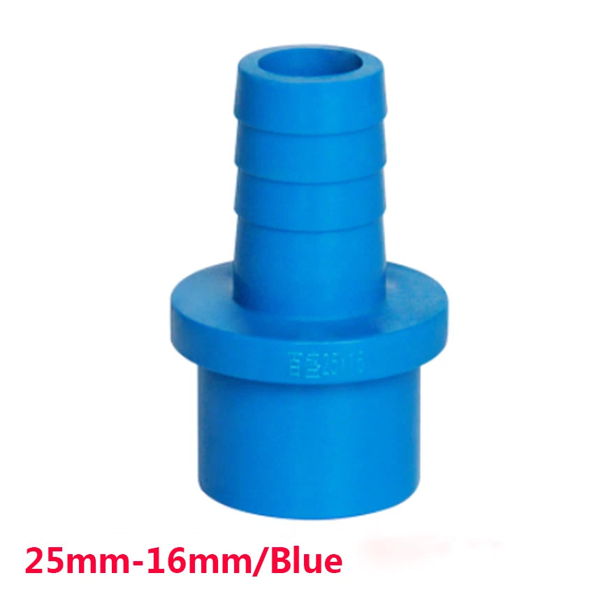 PVC Plastic Pipe Fittings Adapter Connector 20 25mm Sleeve x Hose Nozzle 5-20mm