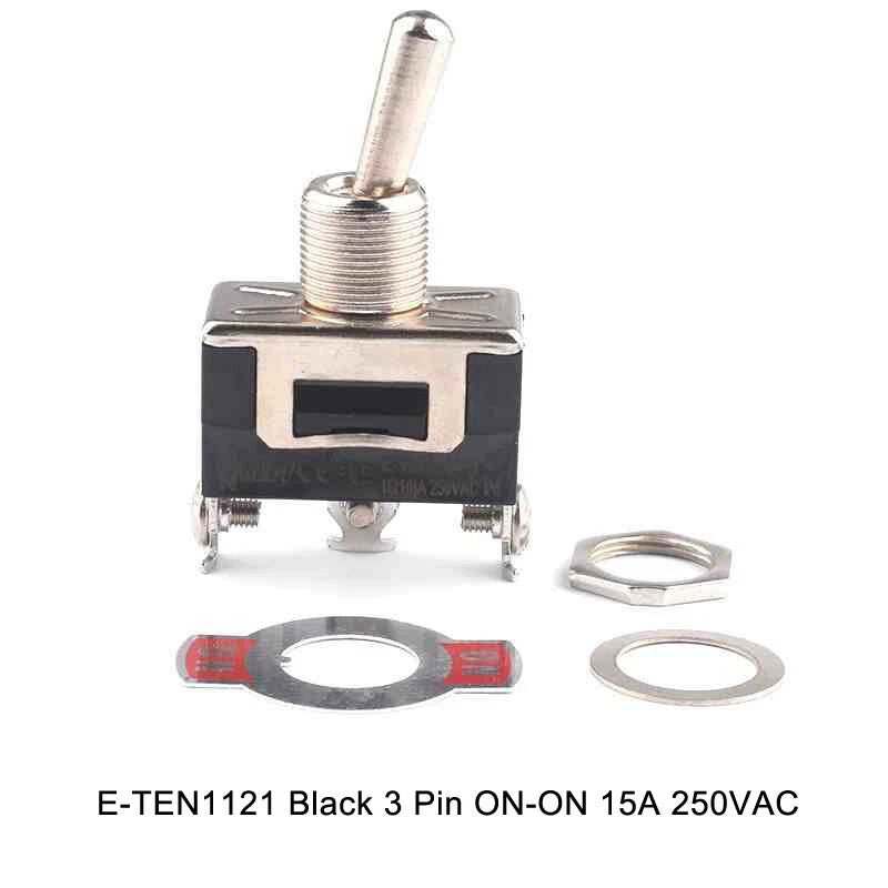 Toggle Switch Heavy Duty ON-OFF ON-ON ON-OFF-ON – MTS E-TEN PS DS438 Series 125VAC 250VAC