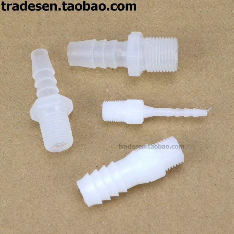 Plastic Hose Barb Fittings — Straight, Reducer, L, T, Y-Shape Pagoda Connectors