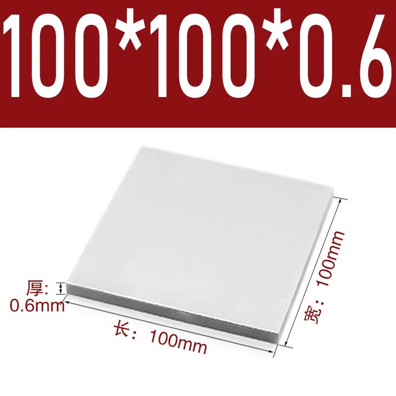 304 Stainless Steel Sheet Plate 0.3mm 0.5mm 0.8mm 1mm 2mm 3mm 4mm 5mm Thick