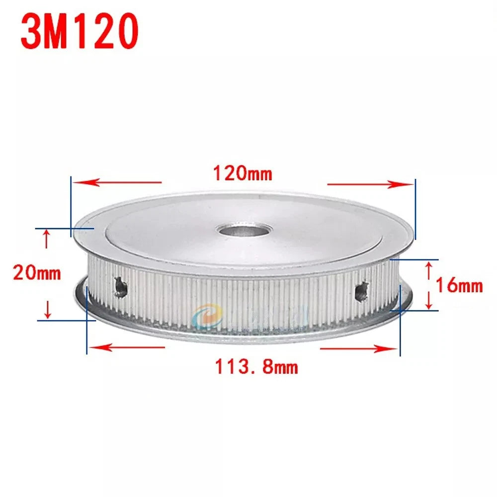 HTD 3M Timing Belt Pulley, for 15mm Wide, Bore 4-25mm, 12-120T, CNC, 3D Printer