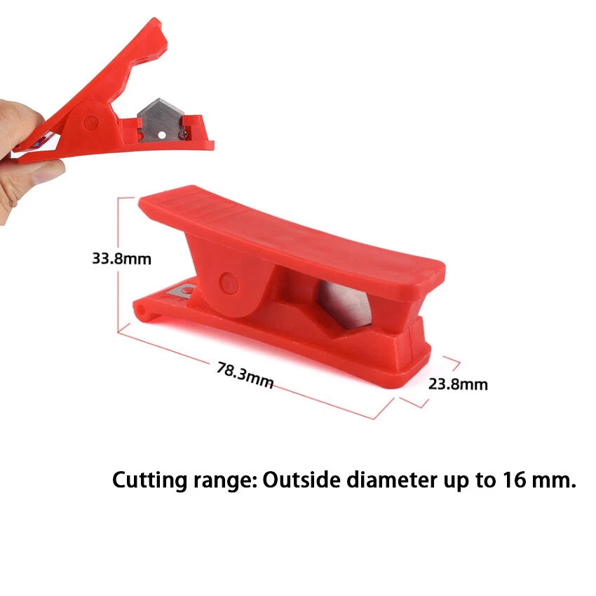 4- 16mm Nylon Pneumatic Push Fit Connector Tube Pipe Joiner Air Water Lines Hose