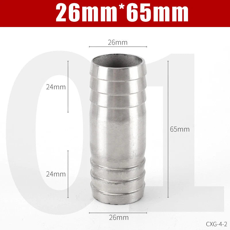 Stainless Steel BSP Hose Tail Connector Fitting — Y / L / T / Inline Type