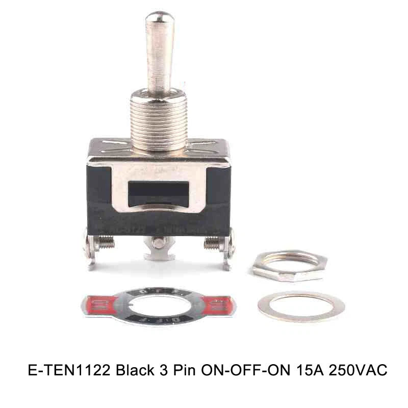 Toggle Switch Heavy Duty ON-OFF ON-ON ON-OFF-ON – MTS E-TEN PS DS438 Series 125VAC 250VAC