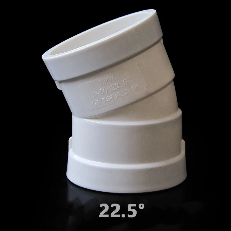 PVC Drain Pipe Connector Inspection Port Drainage Tube Fittings Reducer Adapters