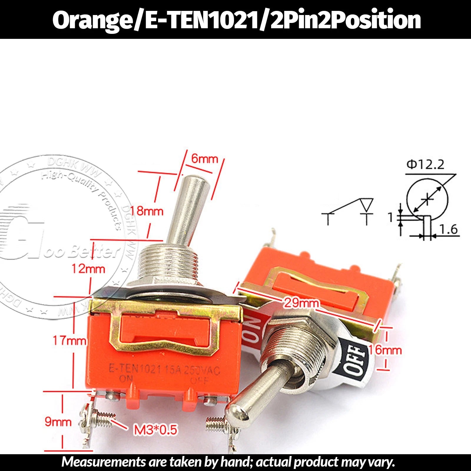 Miniature Toggle Switch — SPST/SPDT, 2–12 Pin, MTS/E-TEN/RLS Series, 79 Types