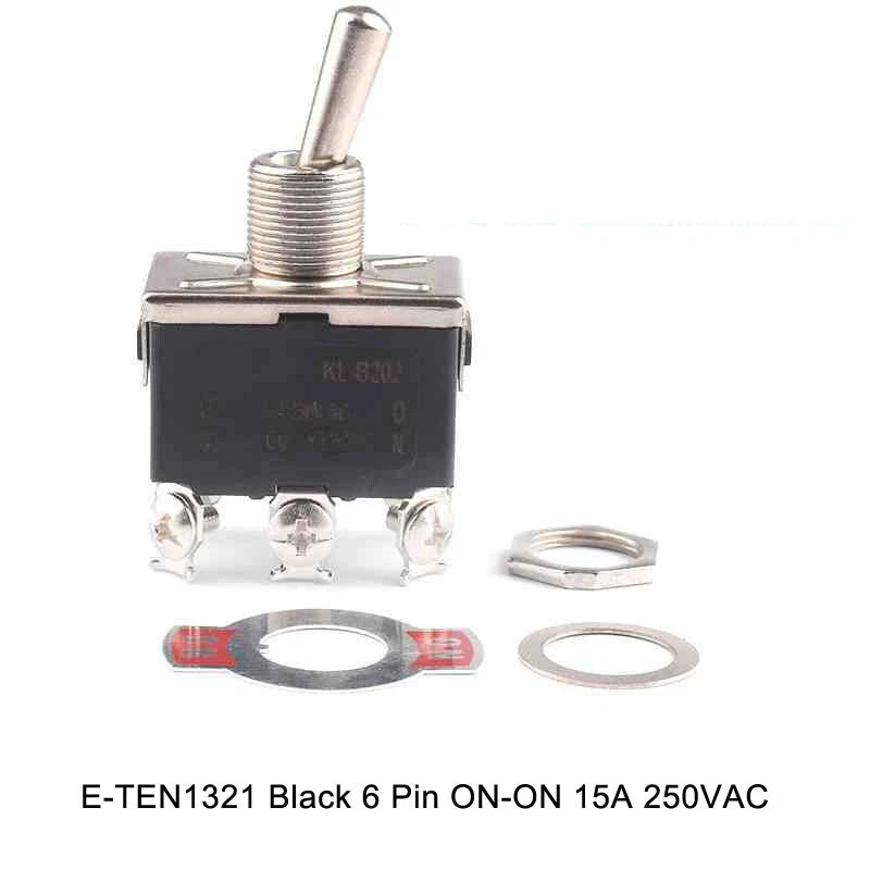 Toggle Switch Heavy Duty ON-OFF ON-ON ON-OFF-ON – MTS E-TEN PS DS438 Series 125VAC 250VAC
