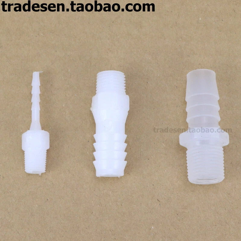 Plastic Hose Barb Fittings — Straight, Reducer, L, T, Y-Shape Pagoda Connectors