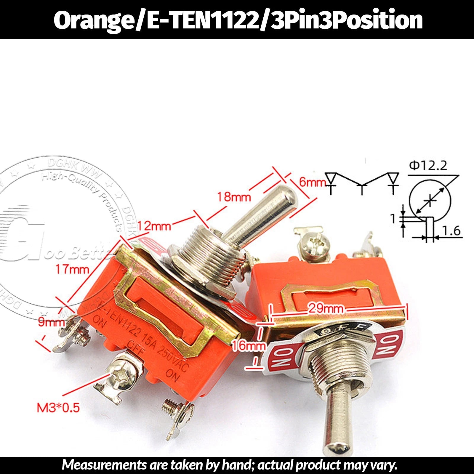 Miniature Toggle Switch — SPST/SPDT, 2–12 Pin, MTS/E-TEN/RLS Series, 79 Types