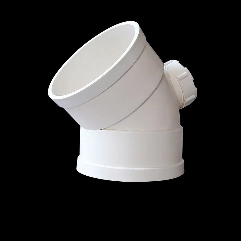 PVC Drain Pipe Connector Inspection Port Drainage Tube Fittings Reducer Adapters