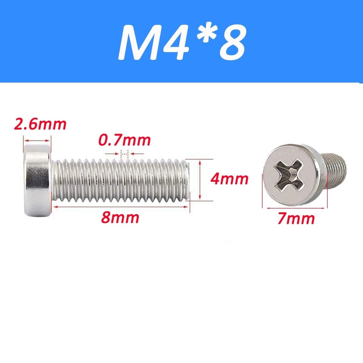 A2 Stainless Steel Cheese Head Phillips Machine Screws | M2–M8 Metric Bolts - HomeDIYer