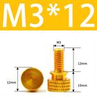 M3 M4 Anodized Aluminum Thumb Screws — Knurled Head Hand Bolts for PC Case, Fishing Rigs & DIY Projects