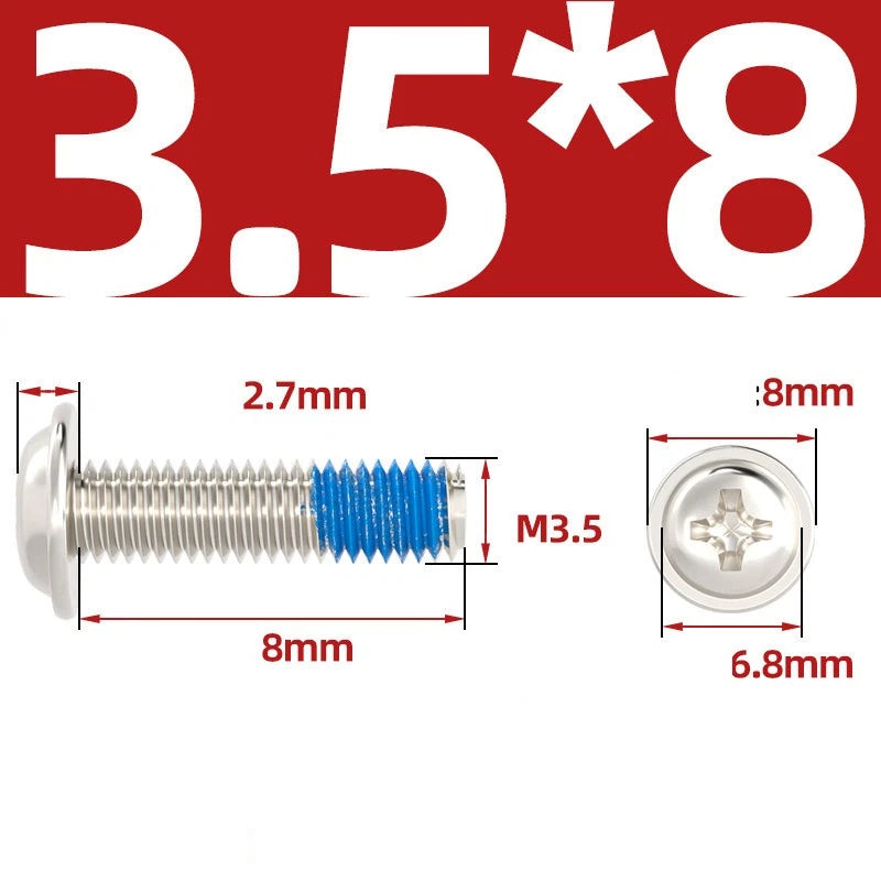 M2–M6 Flanged Button Head Screws – Carbon Steel, Phillips Drive, Nickel or Black Zinc Plated