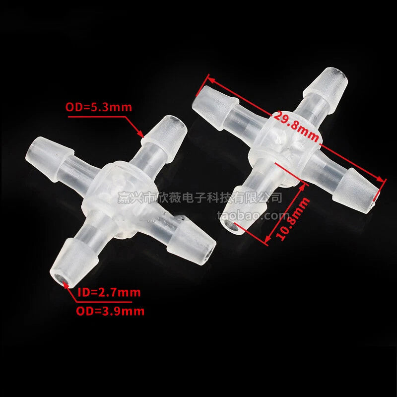 Plastic Hose Pipe Connector Reducing Fitting Plastic Barbed Fuel Water Vacuum