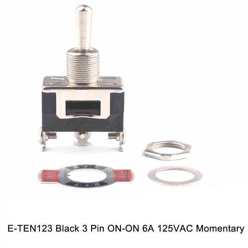 Toggle Switch Heavy Duty ON-OFF ON-ON ON-OFF-ON – MTS E-TEN PS DS438 Series 125VAC 250VAC