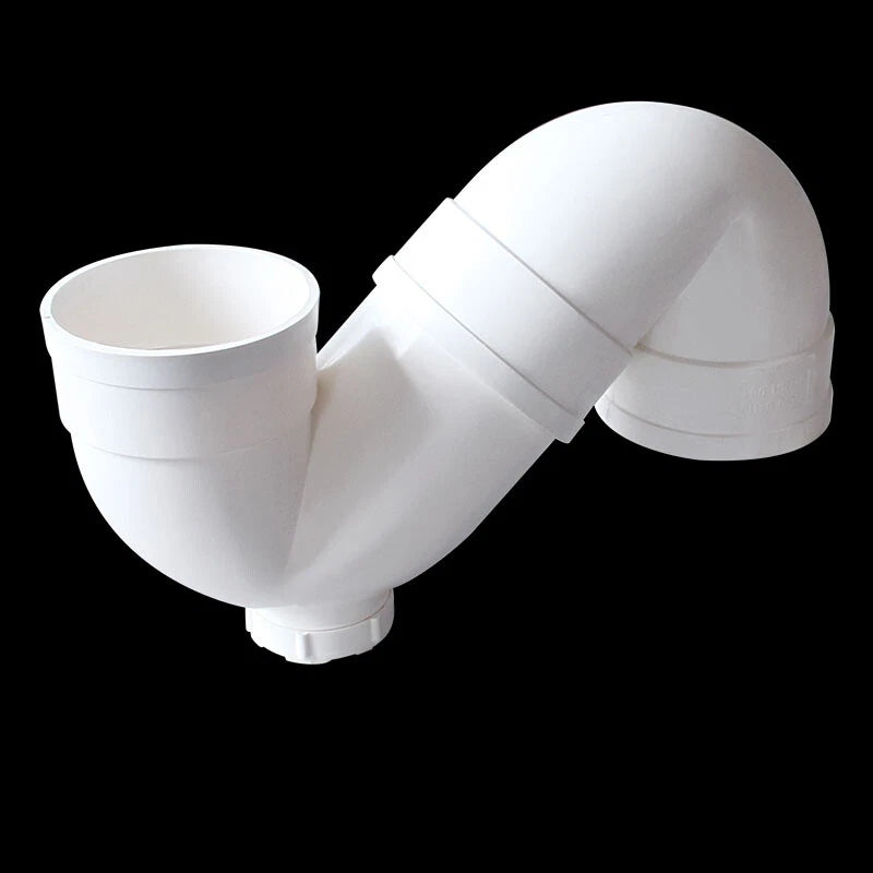 PVC Drain Pipe Connector Inspection Port Drainage Tube Fittings Reducer Adapters