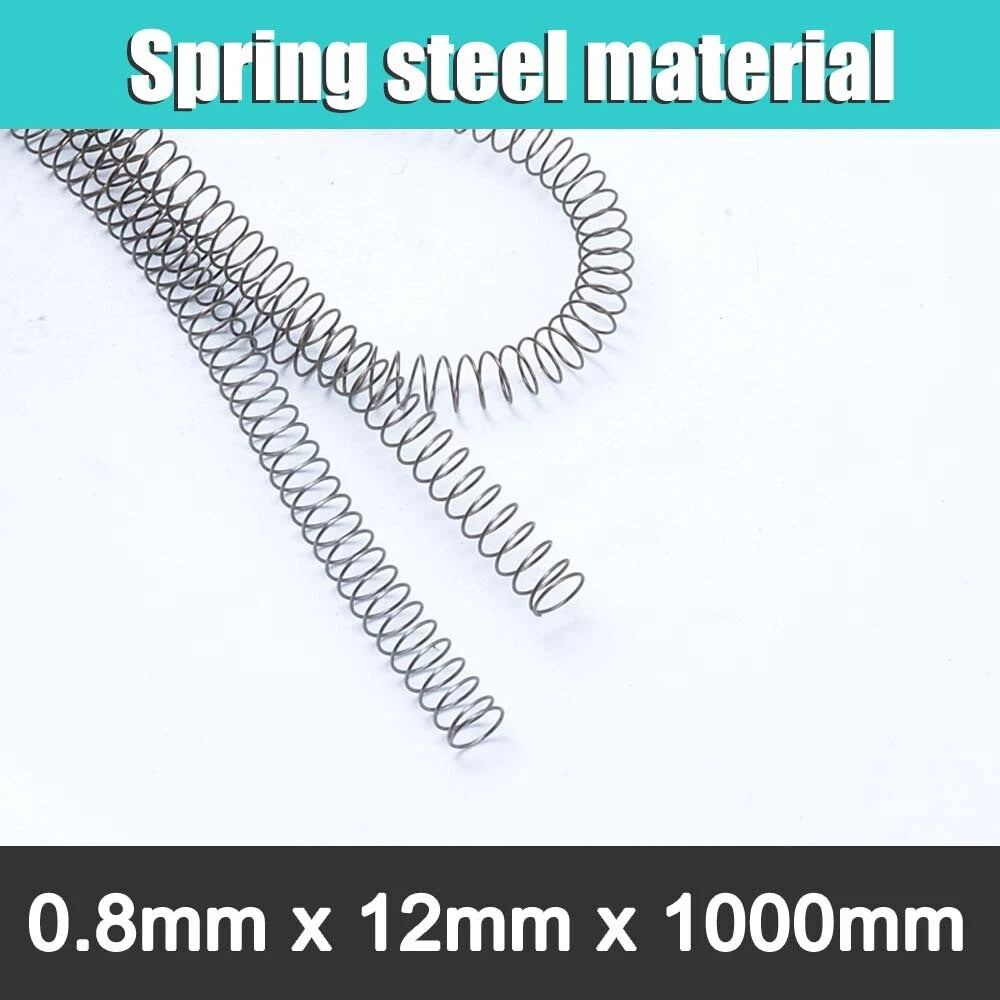 1000mm length Spring Stee Wire 0.3mm-6mm ,OD 6mm-60mm Compression Spring 1 Meter