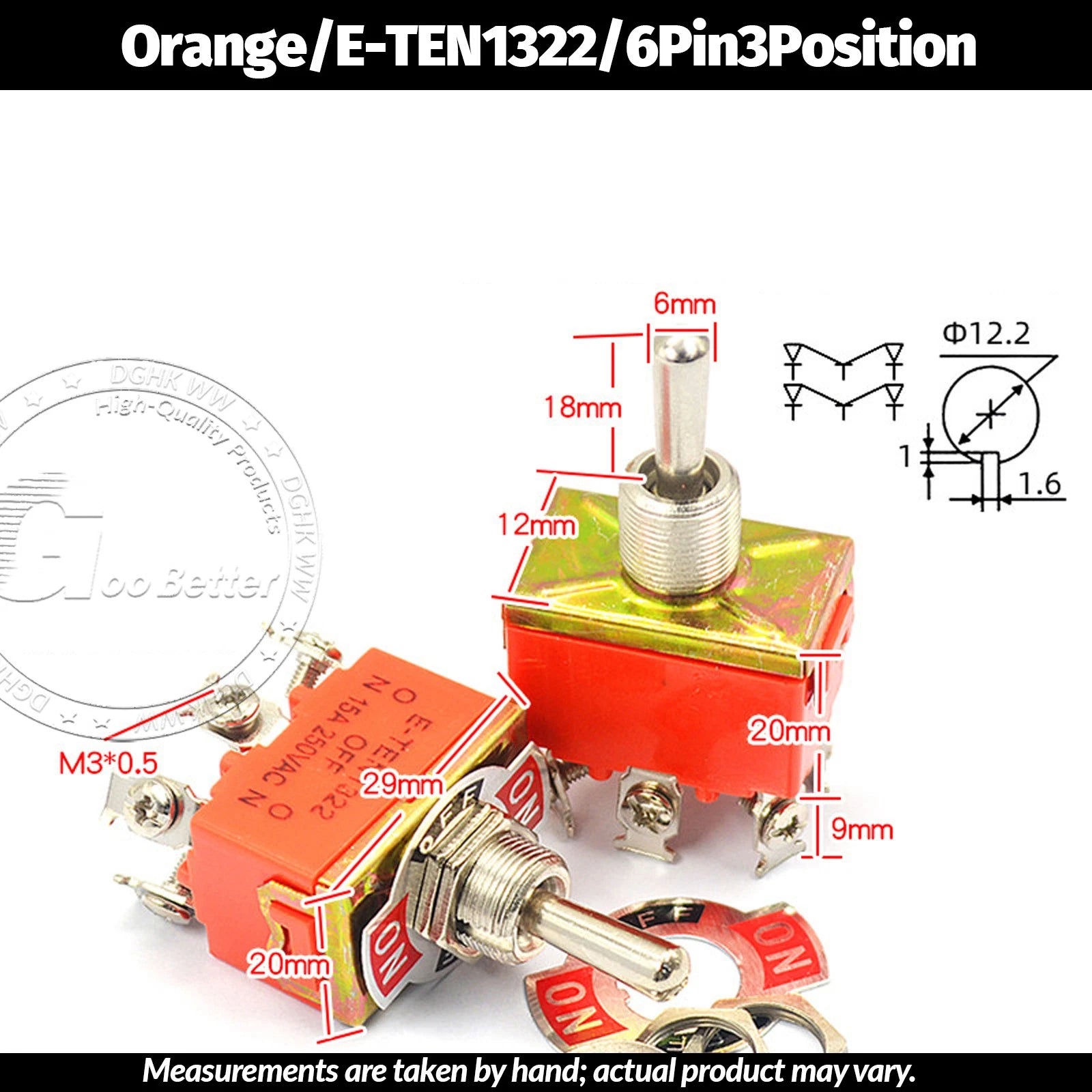 Miniature Toggle Switch — SPST/SPDT, 2–12 Pin, MTS/E-TEN/RLS Series, 79 Types