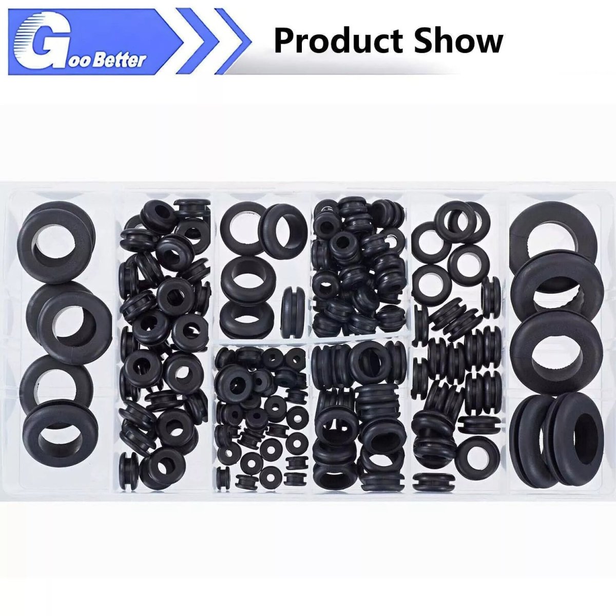 200 Pcs Rubber Grommet Assortment Kit Set Firewall Hole Electrical Wiring Gasket - HomeDIYer