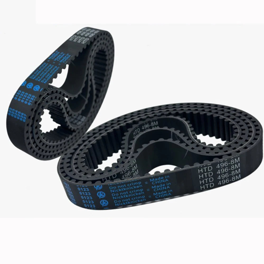 HTD 8M Timing Belt — 8mm Pitch, 30mm Wide, Arc Tooth Rubber Drive Belt