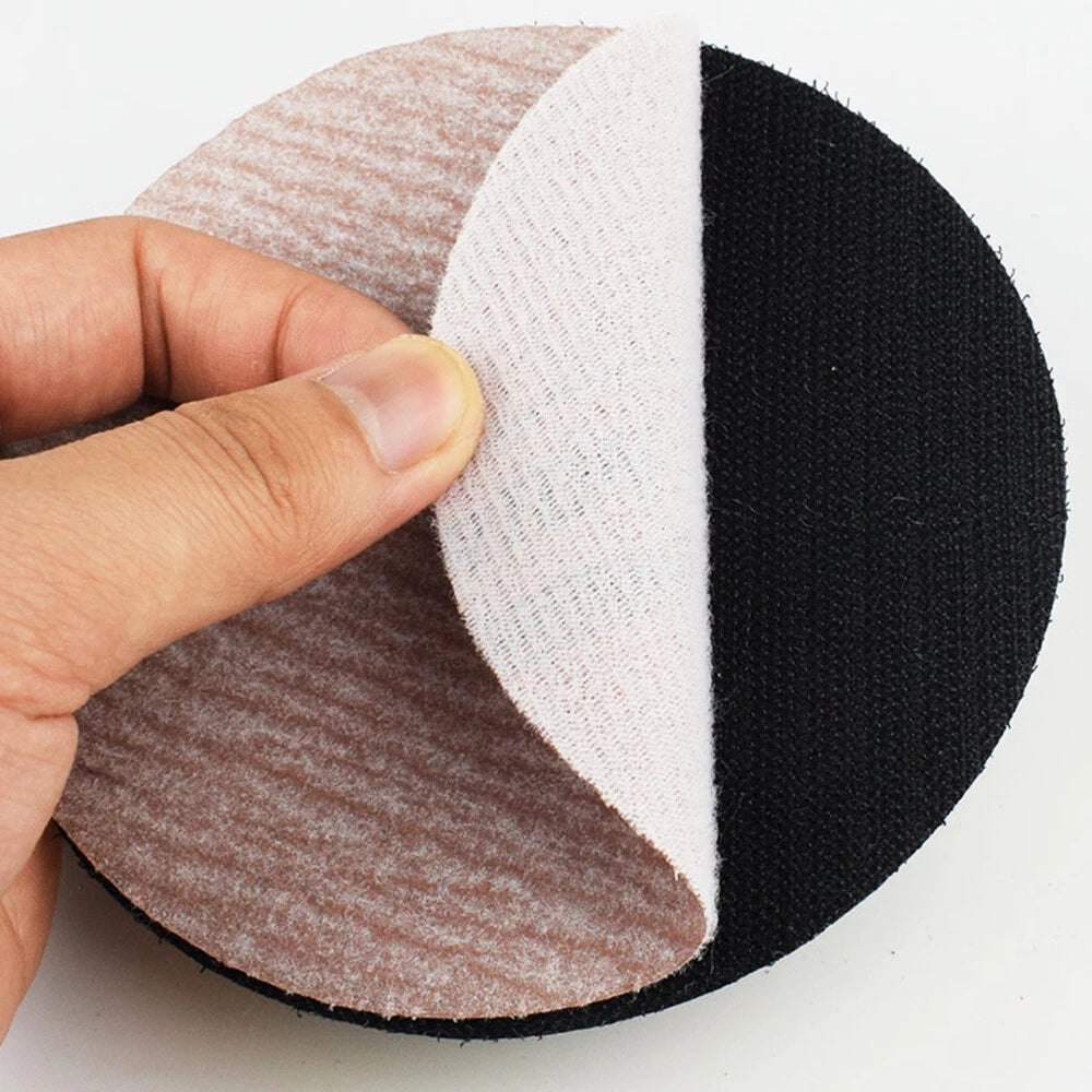 3" 75 mm 5" 125 mm Dry Abrasive Sanding Disc Hook Loop Sandpaper Grit 80 to 1500
