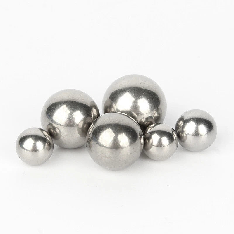 Solid Ball Bearing Carbon Steel Durable Ball Bearings Ø7mm-Ø120mm Drillable