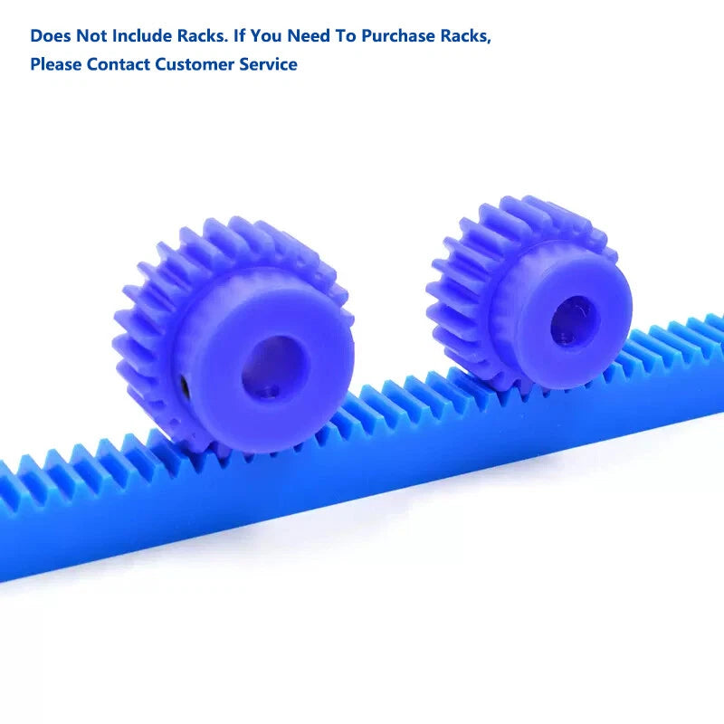 1 Mod Blue Nylon Spur Gear 15T-120T Bore 4-16mm Pinion Gear With Step Motor Gear