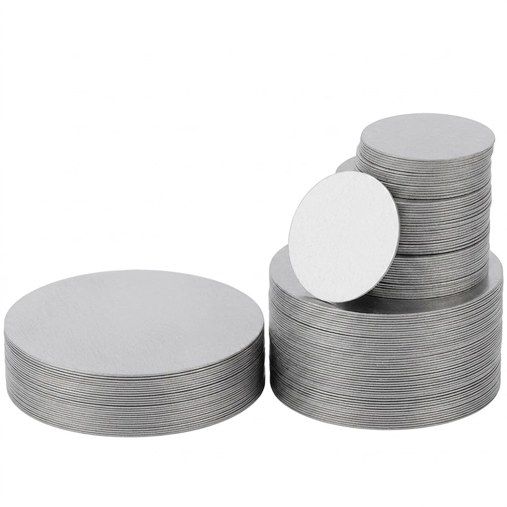 Stainless Steel Round Disc Blank — A2 Grade, φ3mm–φ150mm, Ultra Thin 0.1mm–2mm