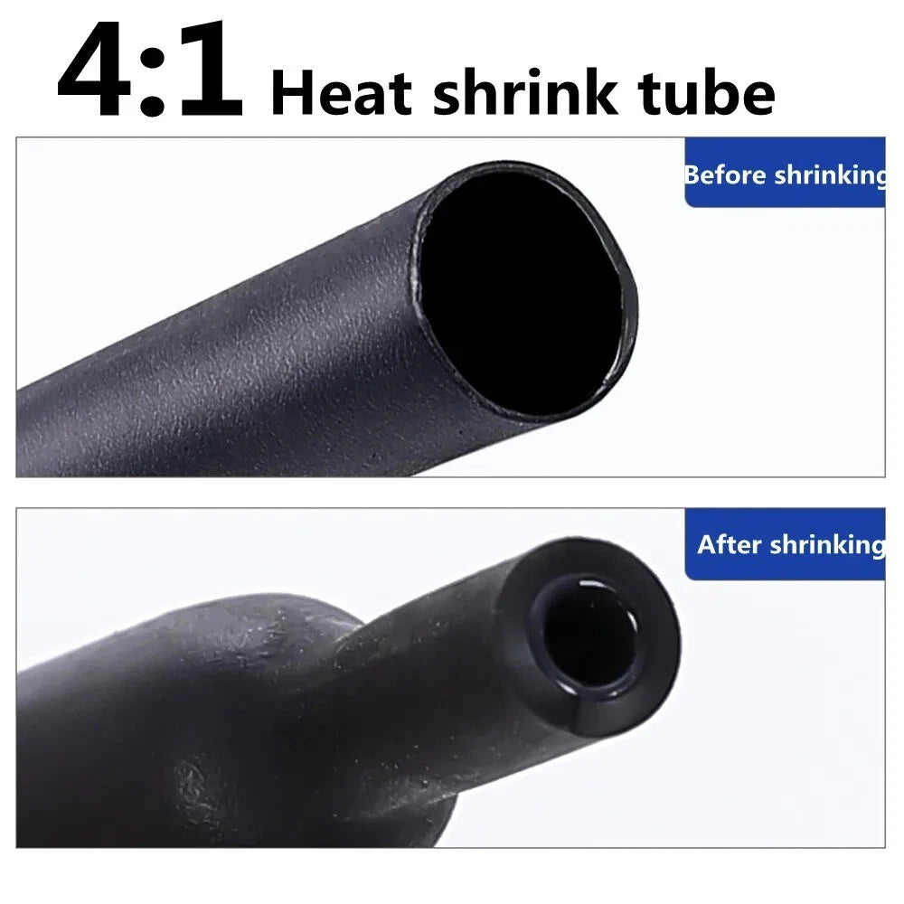 4:1 Ratio Adhesive Glue Lined Heat Shrink Tubing — Waterproof Heatshrink Sleeving